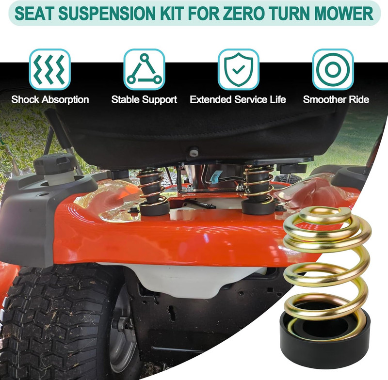 283516 Mower Compression Seat Spring & 422127 Mower Cap, Seat Spring Compatible gallery