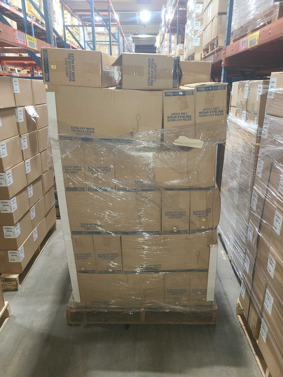 1000 Extra Heavy White Plastic Spoons Bulk Case Disposable Cutlery Made in USA gallery