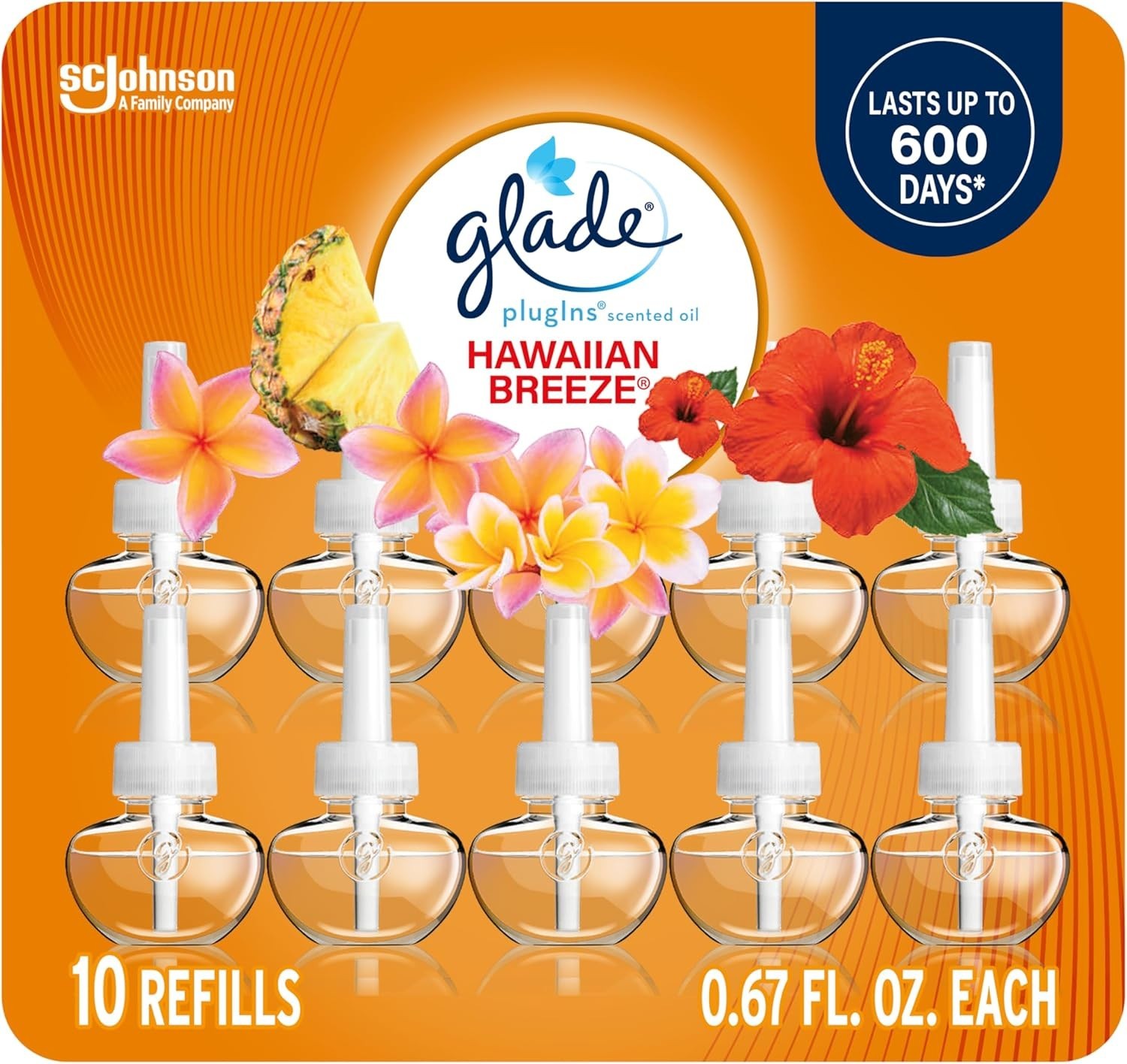 Glade Plugins Refills Air Freshener, Scented and Essential Oils for Home and Bat gallery