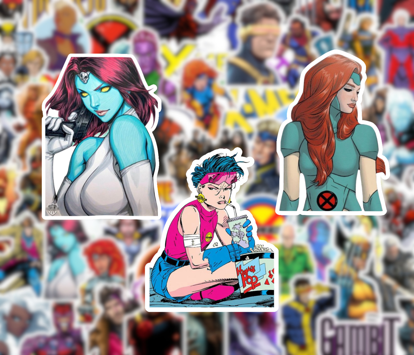 25/50 X-Men Sticker Pack - Waterproof Vinyl - Wolverine Magneto Xmen 97 gallery