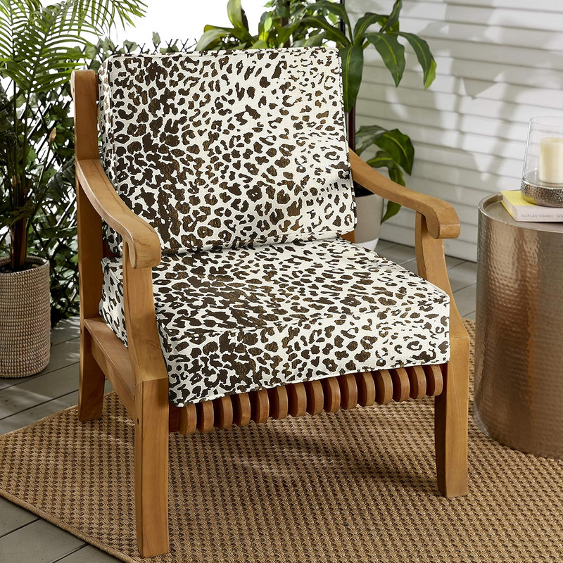 Trupedic - Deep Seating Pillow & Cushion Set, 23 in X 25 in X 5 In, Palm Trees gallery