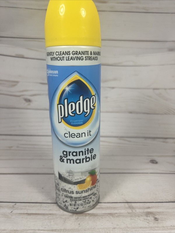 Pledge Clean It Granite & Marble Citrus Sunshine Cleaner 9.7oz (2 Pack) gallery