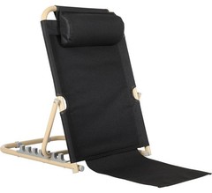 Adjustable Bed Backrest Sit Up Support Chair Pillow w Armrest Foldable 28.4”