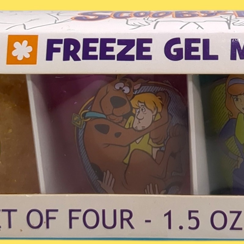 Scooby Doo Mini Shot Glass Plastic Freeze Gel Cups 1.5 oz 4pc Shaggy gallery