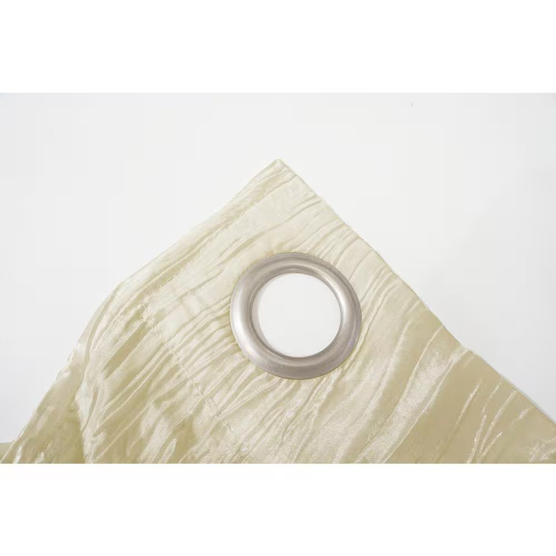 Ivory Solid Grommet Room Darkening Curtain - 55 In. W X 84 In. L gallery