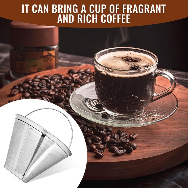 Reusable #4 Coffee Filter Compatible with Technivorm Moccamaster Coffee Machi... gallery