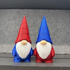 3D Printed Customizable Gnome Figure – Pick Your Colors (Hat & Body) Desk buddy