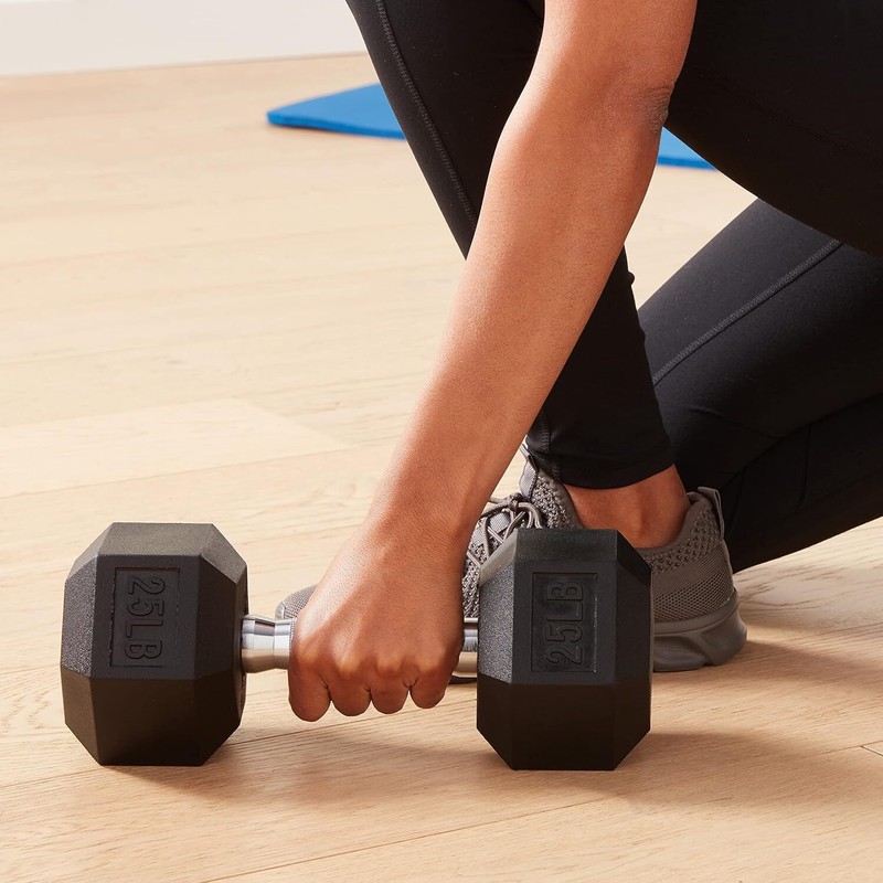 BKX Rubber Hex Dumbbells Sets gallery