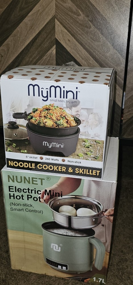 Ultimate Dorm Kitchen Bundle | NUNET 1.7L Hot Pot + MyMini Noodle Cooker/Skillet