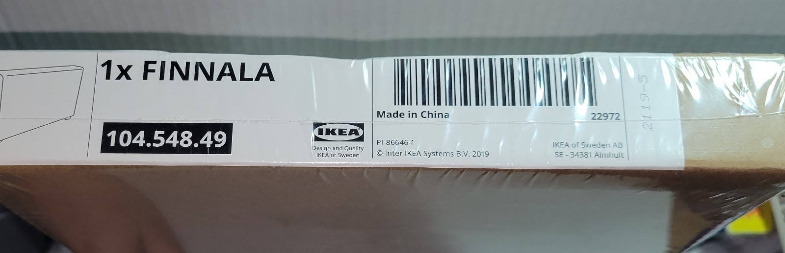 IKEA FINNALA Sofa Armrest Replacement Cover Gunnared Med. Gray 104.548.49 22972 gallery