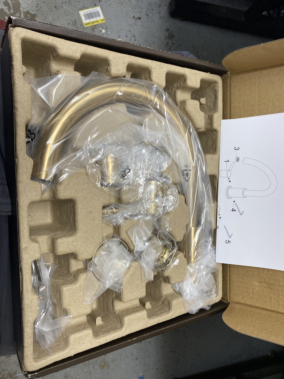 Signature Hardware Lexia Deck Roman Tub Filler - Brushed Gold gallery