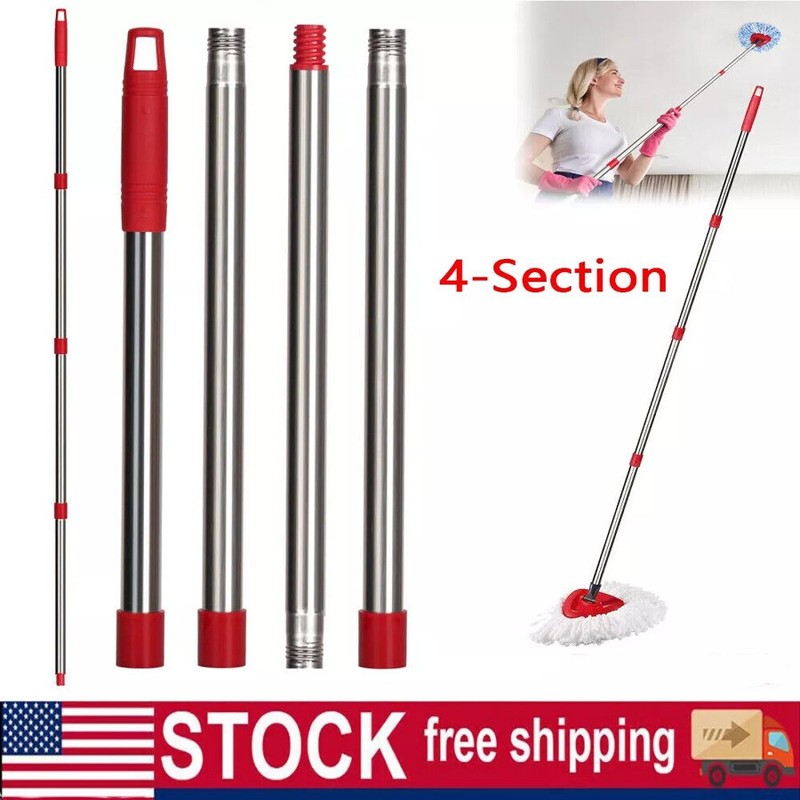 Spin Mop Pole Handle Replacement 4-Section For O-Cedar EasyWring gallery