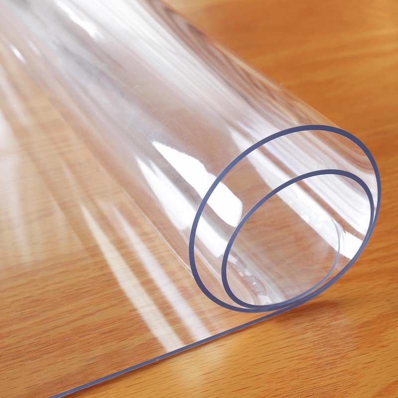 Clear Table Cover Protector 36x60 Inch 1.5mm PVC Waterproof Desk Mat gallery