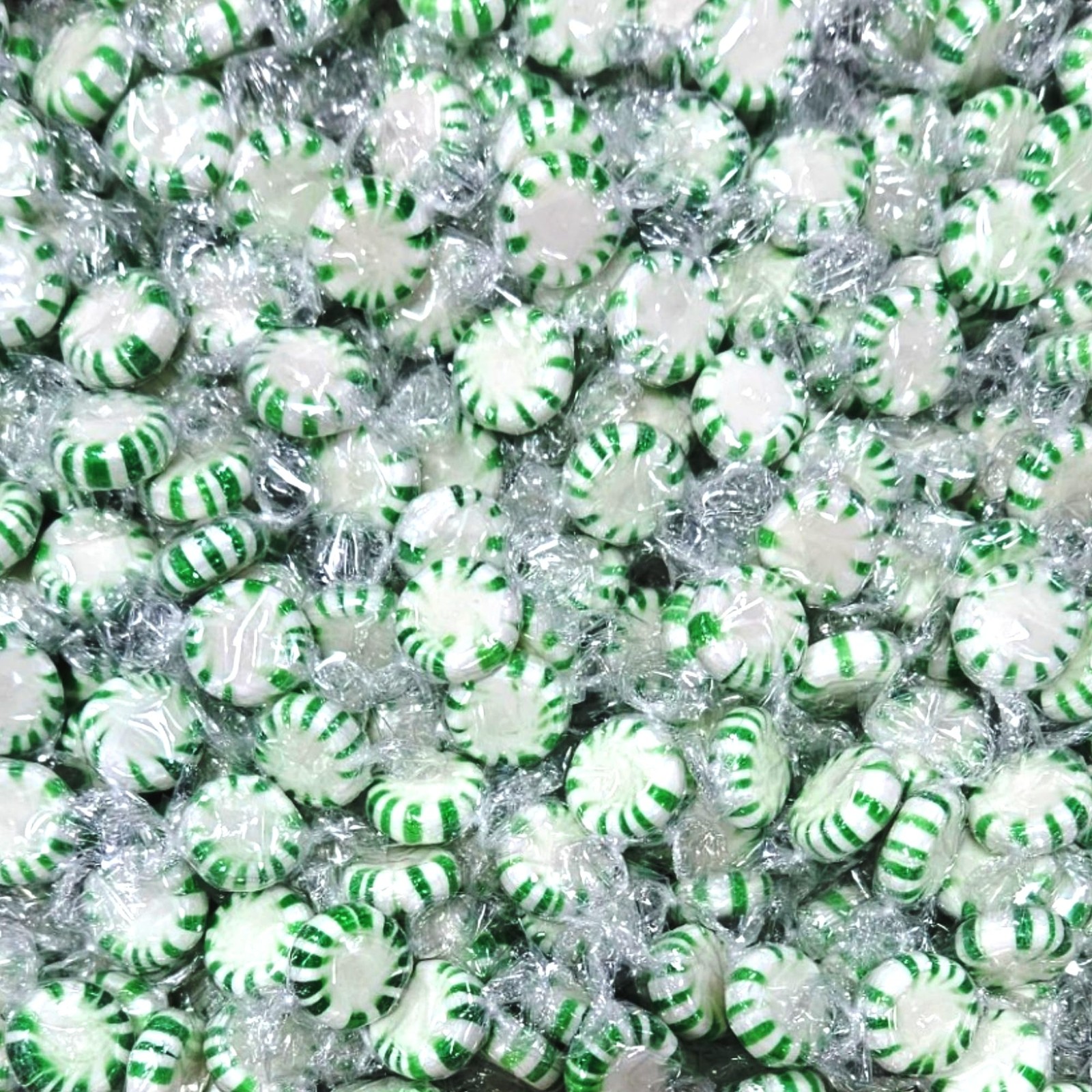 Green & White Individually Wrapped Spearmint Starlight Mints Bulk 6 Pounds gallery