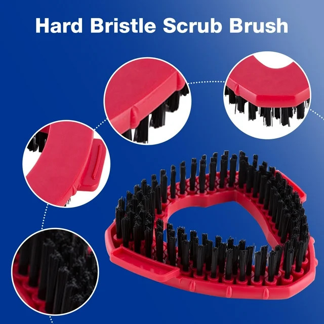 2 Pack Scrub Brush Replacement Head Spin Mop Head Base Hard Bristle Cleaning gallery