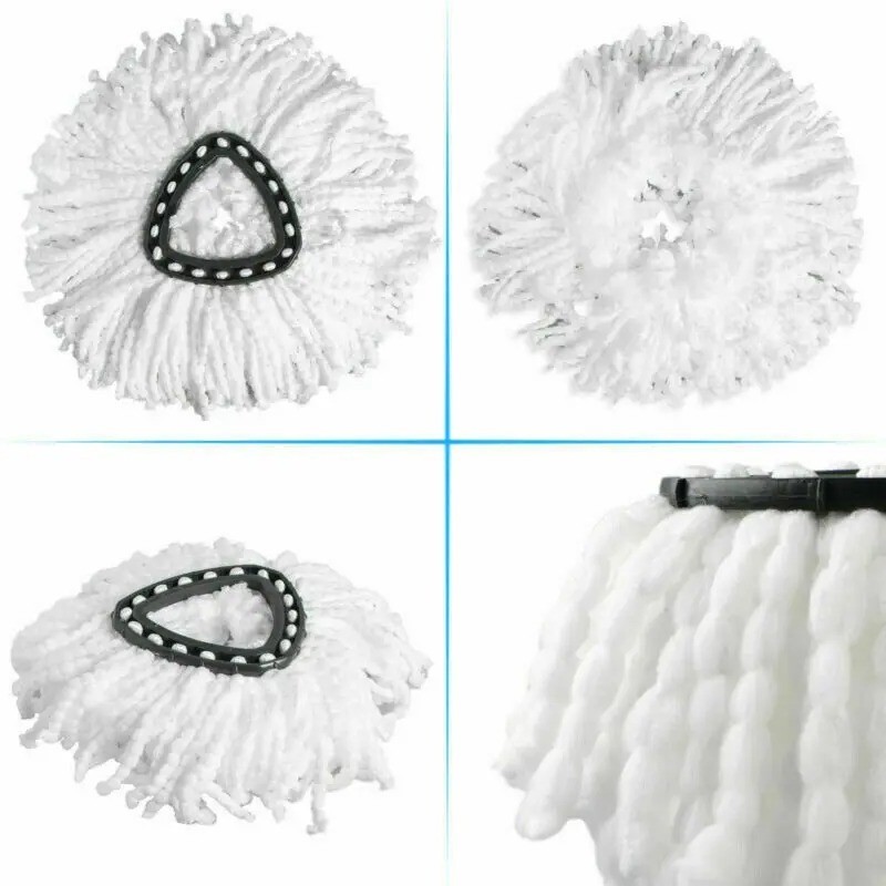 Microfibre Spin Mop Head Replacement Refill Easy Wring Floor Cleaning Pad gallery