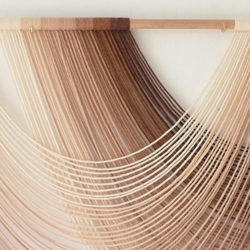 Stunning Macrame Wall Hanging 57"W x 39"L in Boho Style - Mount Easily Anywhere gallery