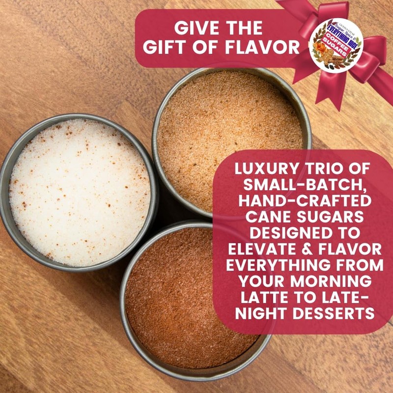 Coffee Sugars: Sugar, Spice & Everything Nice | Gift Packaged Set of 3 | All ... gallery