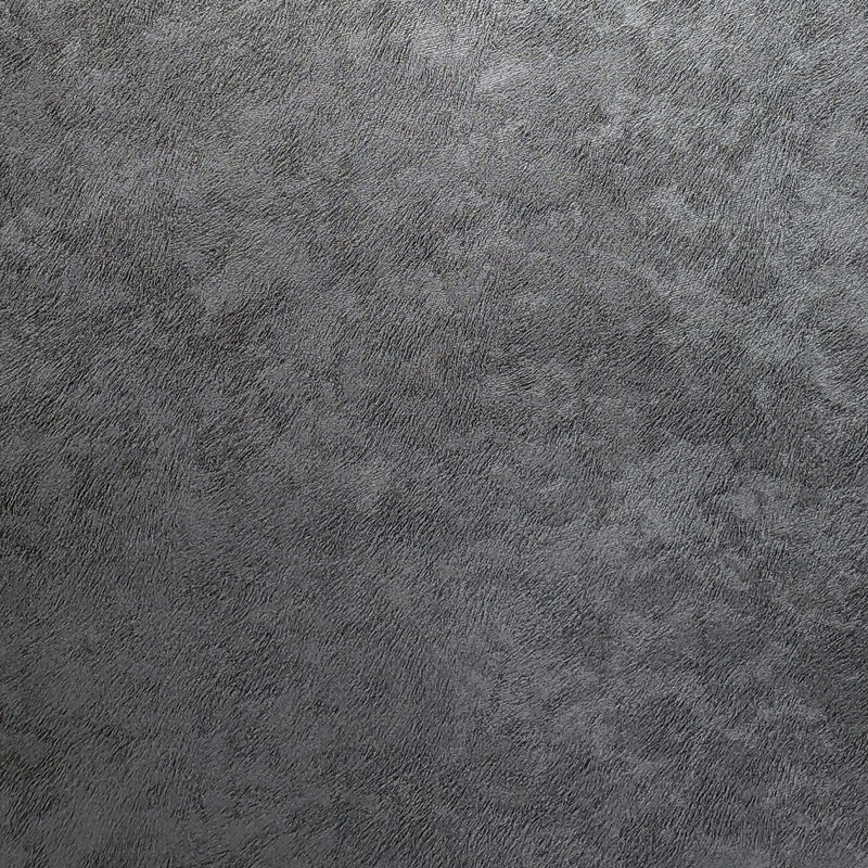 Plain Wallpaper textured Black Charcoal Gray modern faux fur wall coverings roll gallery