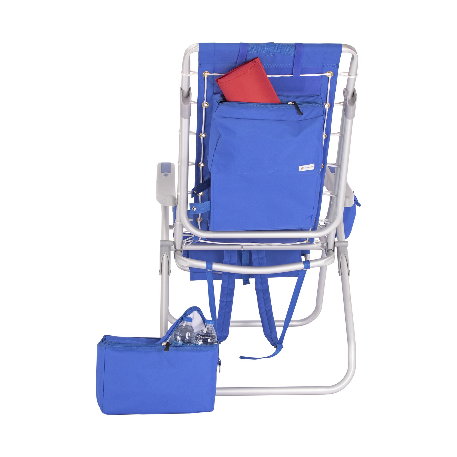 Ultimate Heavy Duty Padded Backpack Beach Chair w/ Cooler Footrest 300lb gallery