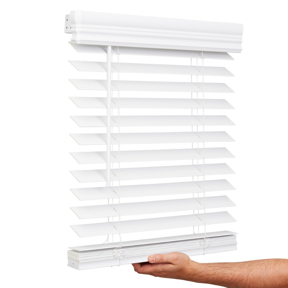 Lotus & Windoware Cordless, 2 Inch Faux Wood Blind, Window Blinds, Blinds & S... gallery