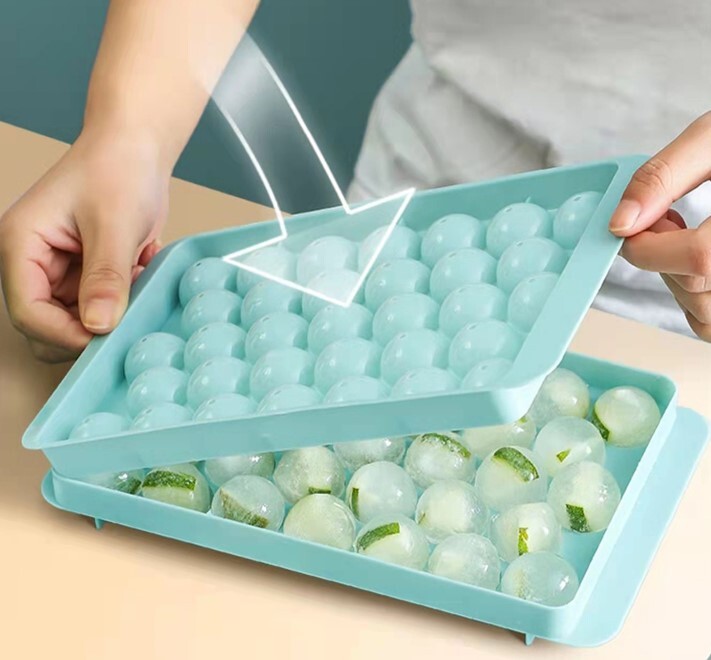 DIY Round Ice Cube Ball Maker PP Tray Silicone Sphere Mold Bar Whiskey Cocktails gallery