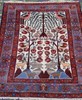 Antique Bakhtiyarii Hand Knotted Wool 4'4" x 6' Tree of Life Animals Birds Rug gallery