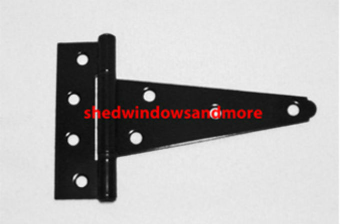 Shed double door hardware kit: 6" Hinges T Handle HD Barrel Bolts Sheds, Gates gallery