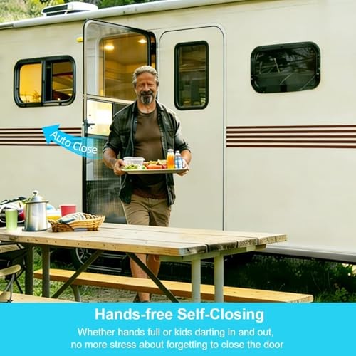 RV Screen Door Closer with Spring, Automatic Door Closer for Camper Travel gallery