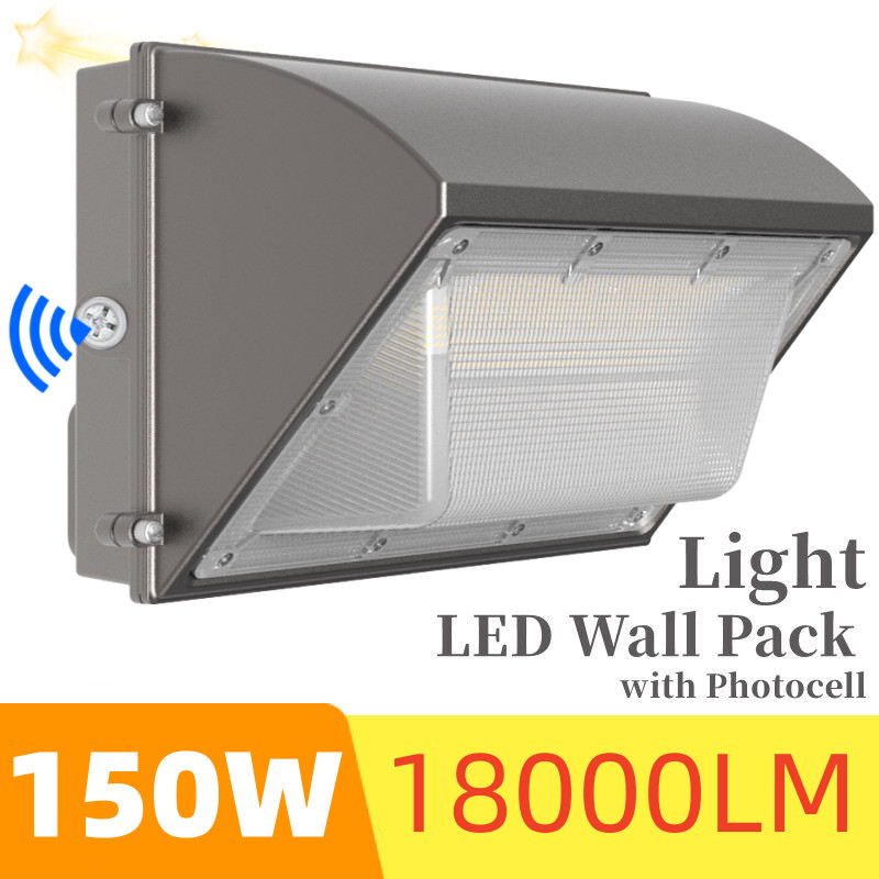 150Watt - 18000LM LED Wall Pack Light,Outdoor Commercial and Industrial Lighting gallery