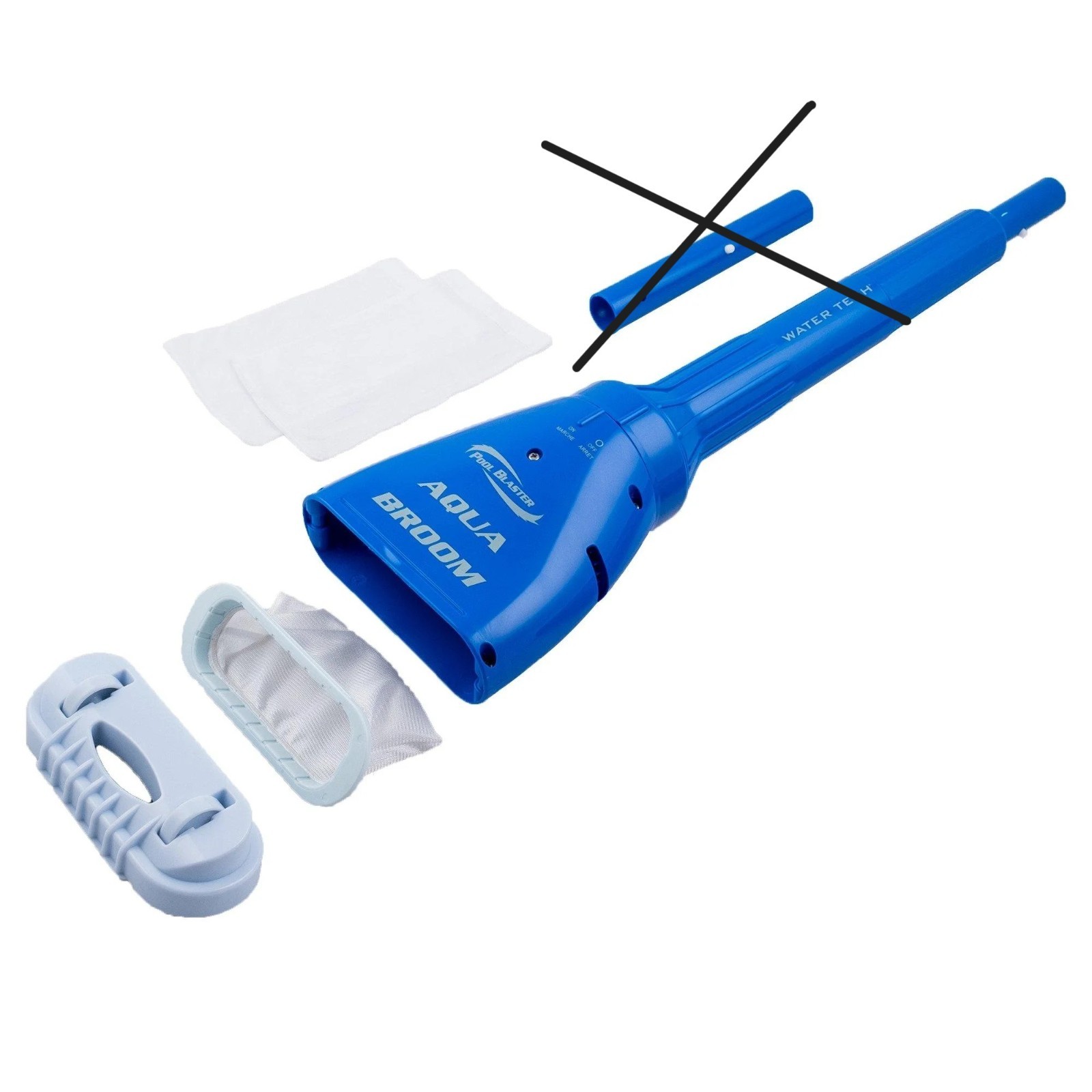 Water Tech Pool Blaster Aqua Broom Battery Operated Pool Clean 10000AB SEE DESCR gallery
