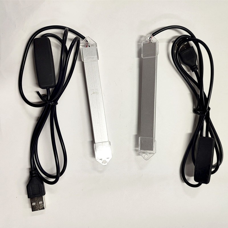 2Pcs Muti sizes USB LED Hard Strip Bar Light Tube Under Cabinet Lamp With Switch gallery