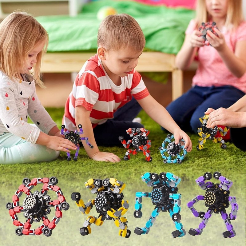 Fun & Engaging 32 Pcs Fidget Spinner Set for Classroom Prizes and Goodie Bags gallery