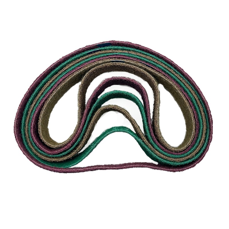 1-1/2" x 30" Surface Conditioning Sanding Belts - Coarse, Medium, and Fine Grits gallery