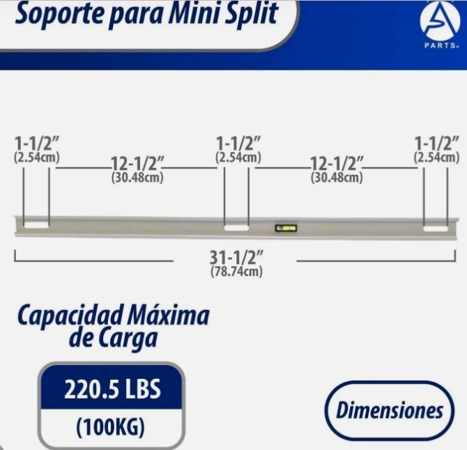 APAB-3160 Outdoor Mini Split Wall Bracket for Heat Pump Units Up to 352lbs 🧱 gallery