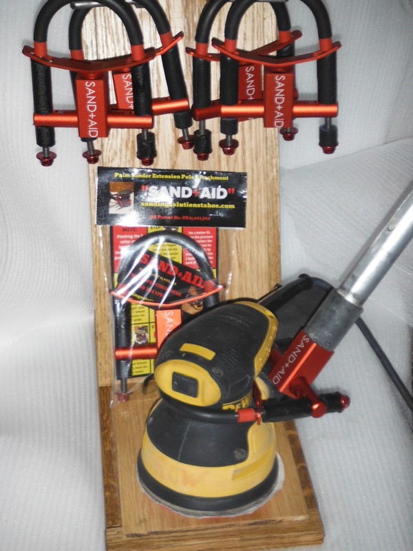 Sand Aid- Orbital Sander Attachment -Extension Pole/Handle Accessory-Pole Sander gallery