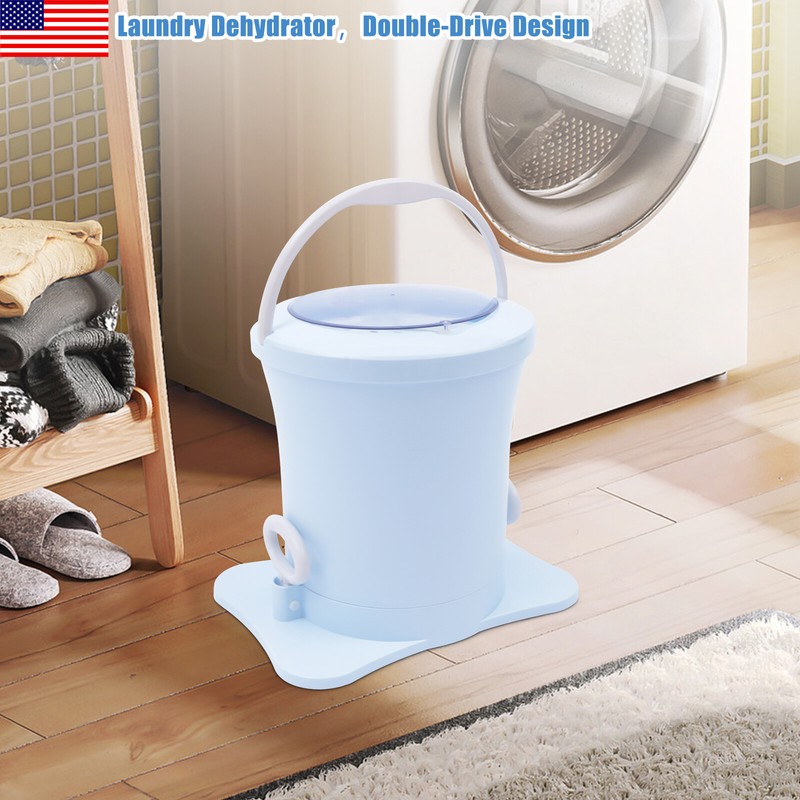 Portable Compact Spin Manual Dryer, Mini Manual Laundry Drying Machine gallery