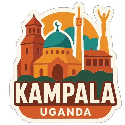 Kampala Uganda Sticker Decal Vinyl Die-Cut City Skyline Landmark Design gallery