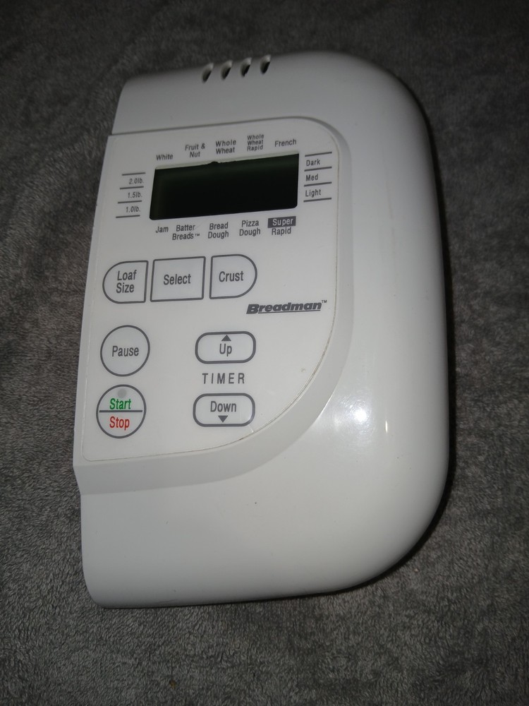 Breadman Bread Machine Maker Model TR845 OEM Replacement Part ~ Control Panel