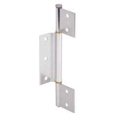 K 5093 Screen Door Hinge 1/8 In. Offset Center Leaf Aluminum Finish single Pack