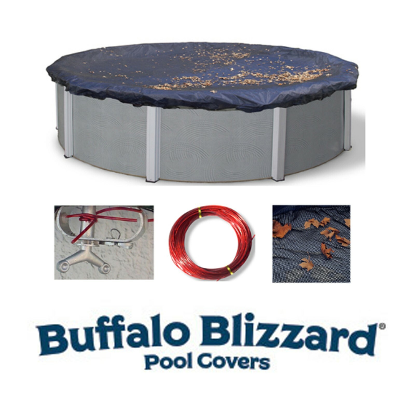 Buffalo Blizzard Round Above Ground Swimming Pool Leaf Net (Choose Size) gallery
