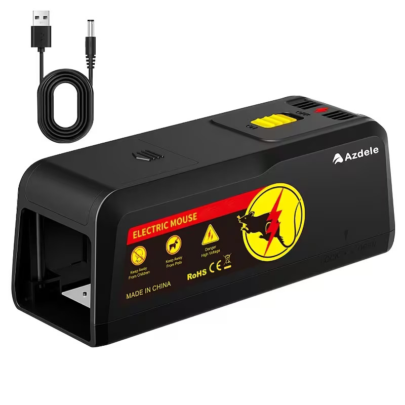 ELECTRIC MOUSE & RAT KILLER - COMPACT ELECTRONIC PEST TRAP WITH ZAPPER FUNCTION gallery