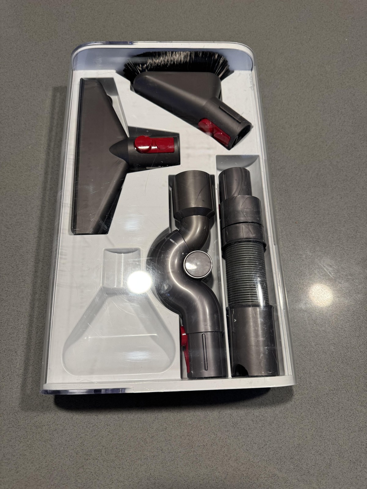 Dyson Gray Tool Kit Click Lock Attachment Set V8 V10 Absolute Vacuum 4 Piece gallery