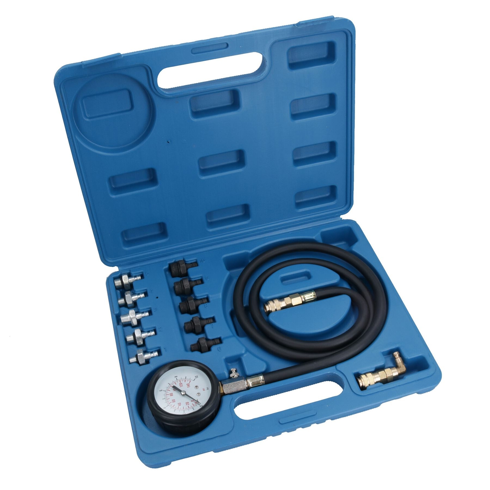 Engine Oil Pressure Tester Kit Diagnostic Warning Device For cars Vans 12pc Set gallery
