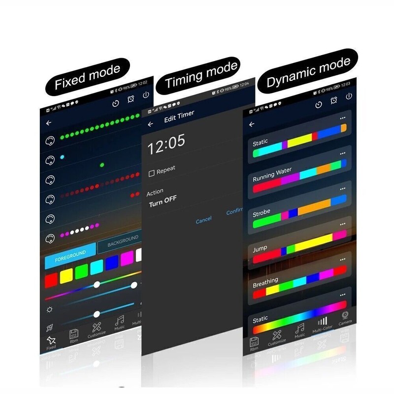 WS2812B LED Strip RF Bluetooth-compatible APP Music Controller 28key Remote gallery