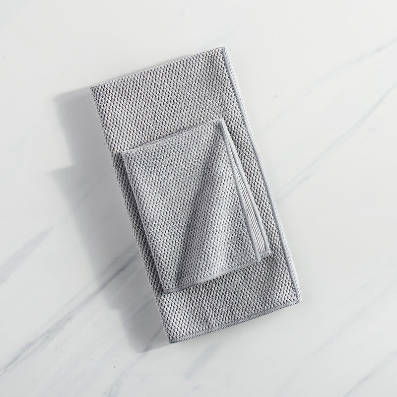 Norwex Diamond Textured Kitchen Towel & Cloth Set graphite 2305_04NO24 gallery