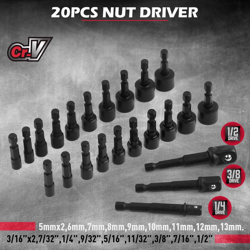 232-Piece Ultimate Screwdriver Bit Set, Cr-V Impact Driver Bit Set Includes Secu gallery