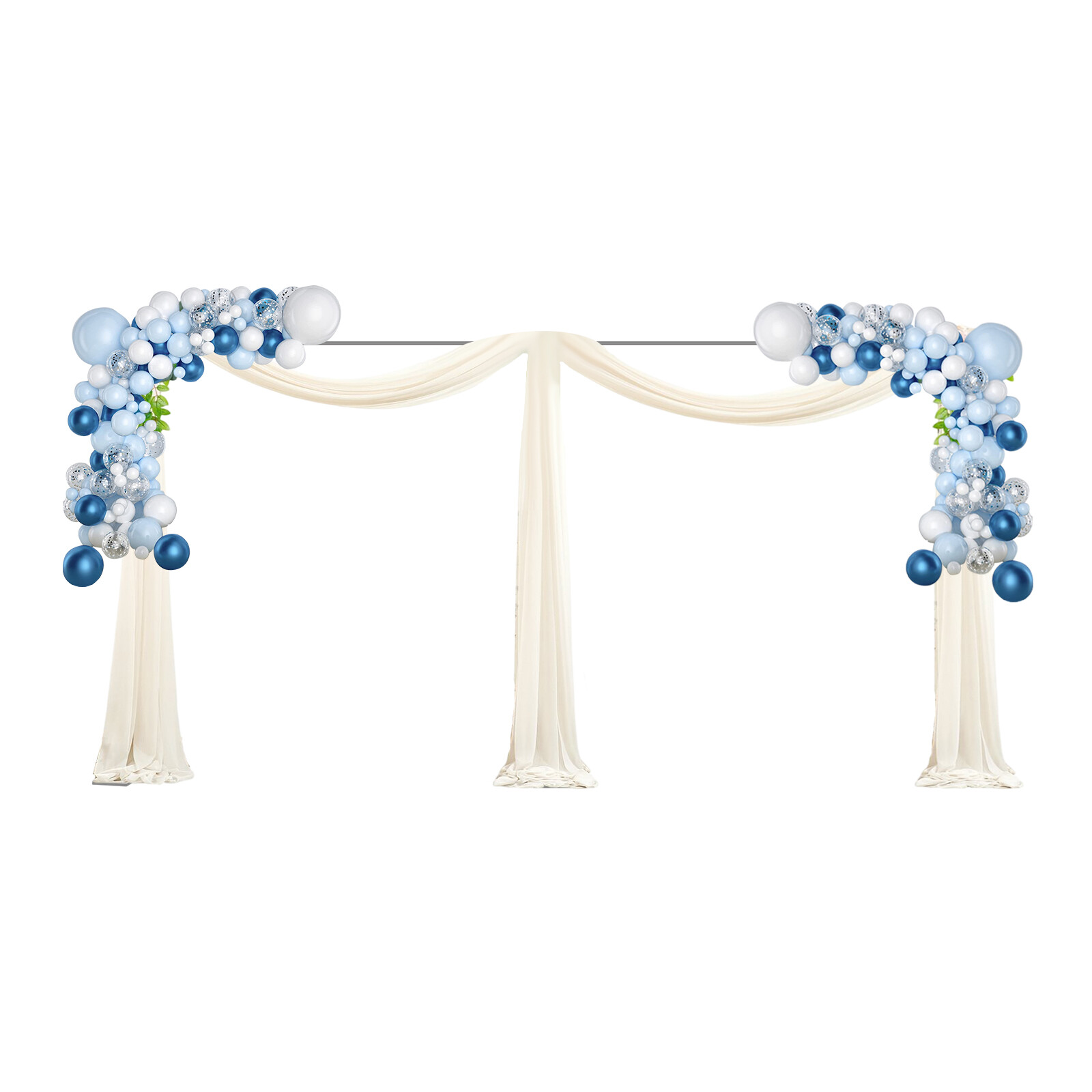 10x20ft Backdrop Stand, Wedding Party Backdrop Stand Pipe Kit Curtain Frame NEW gallery
