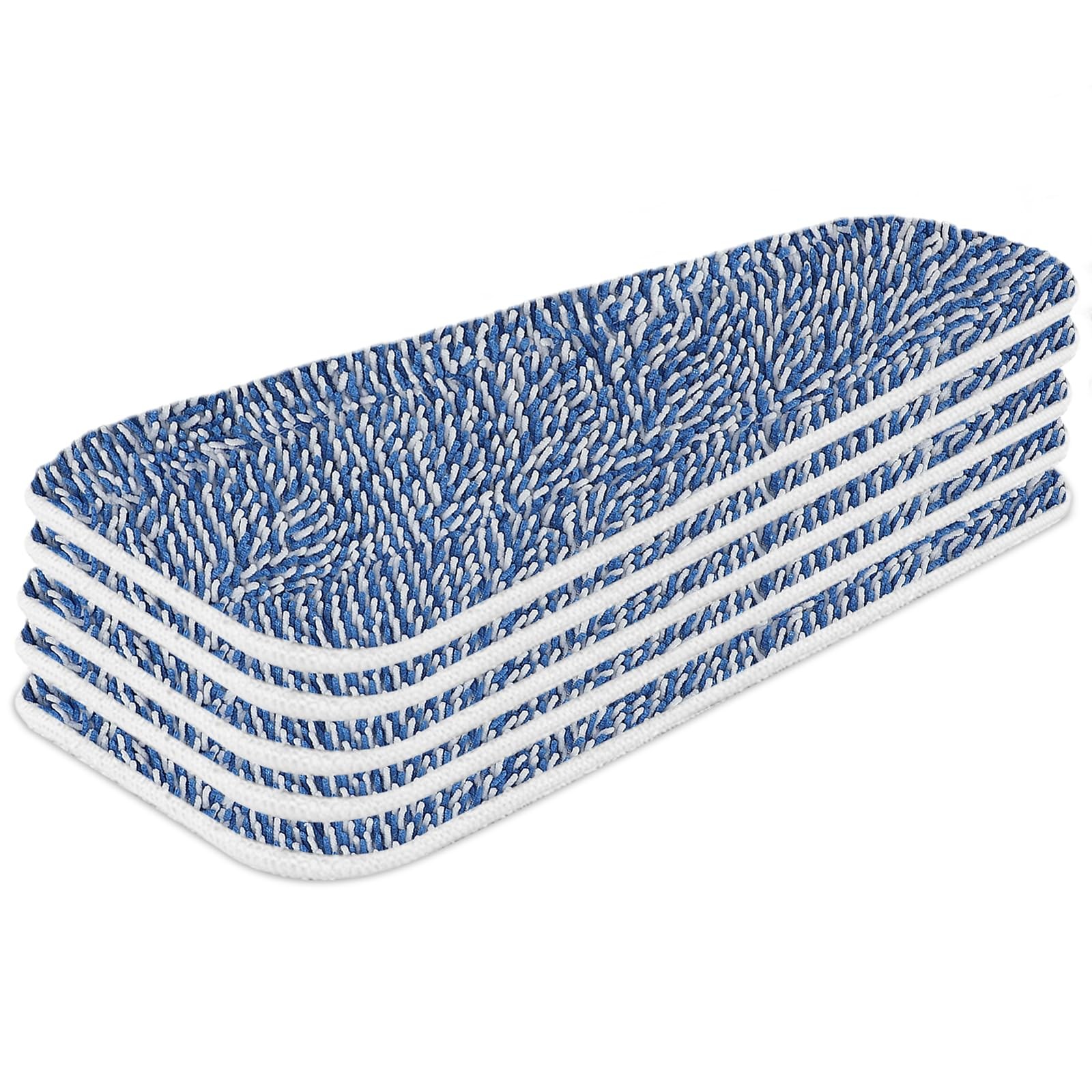 Replacement Mop Pad 16.5''x5.5'' for Floor Cleaning 5 Pack Chenille Dust Head gallery