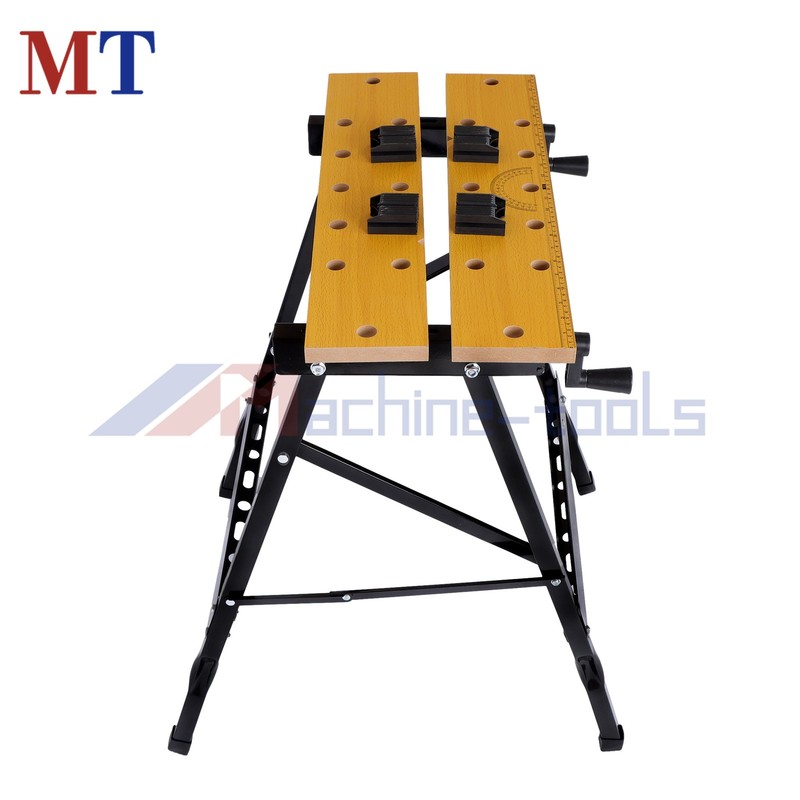 220lbs Adjustable Workbench - Portable Foldable Multi-Purpose for Garage, Home gallery